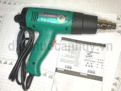 Máy khò nhiệt Berrylion RFQ502 2000W. Súng thổi hơi nóng điều chỉnh nhiệt độ chuyên dán decal, co màng nhựa, ống cách điện