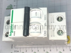 MCB đôi A9K24263 2P63A 6kA Schneider
