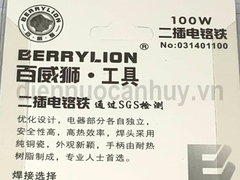 Mỏ hàn nhiệt Berrylion 031401100 công suất 100W. Máy hàn chì nung trong (Internal Heating) lên nhiệt nhanh, hàn mạch điện tử