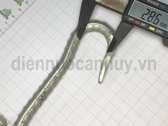 Móc treo quạt trần đổ bê tông không bản mã dài 15 mm