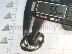 Móc treo trần nhà inox 201 nhỏ phi 6 đế bầu dục 25x40