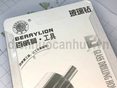 Mũi khoan kính Berrylion phi 16 mm – Khoét lỗ phụ kiện nhôm kính