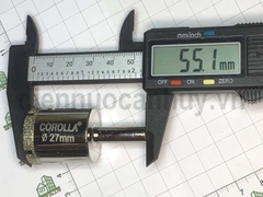 Mũi khoan kính phi 27 Corolla