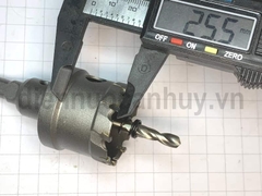 Mũi khoét Inox Berrylion phi 40mm hợp kim TCT. Dụng cụ khoét lỗ tròn trên kim loại cứng