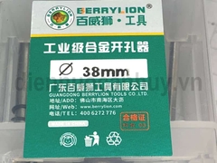 Mũi khoét lỗ hợp kim Berrylion 38mm (TCT). Đầu khoan khoét Inox, sắt thép, kim loại tấm và tủ điện