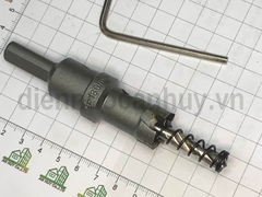 Mũi khoét lỗ hợp kim Berrylion phi 18 (18mm) - Chuyên khoan Inox, sắt thép (Chuẩn công nghiệp)