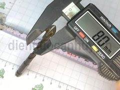 Mũi khoan đa năng chuôi gài cài 4 cạnh đen 8mm