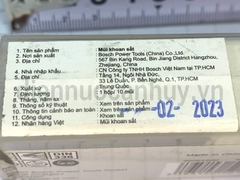 Mũi khoan inox Bosch vàng HSS - Co 4.5mm