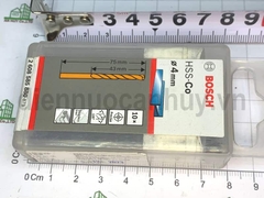 Mũi khoan inox Bosch vàng HSS - Co 4mm