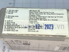 Mũi khoan inox Bosch vàng HSS - Co 4mm