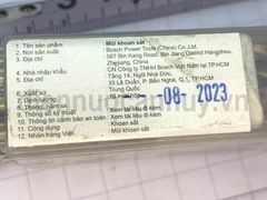 Mũi khoan inox Bosch 5mm vàng HSS-Co