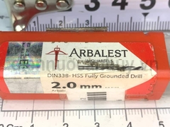 Mũi khoan sắt Arbalest trắng HSS 2mm
