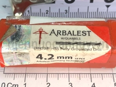 Mũi khoan sắt Arbalest trắng HSS 4.2mm