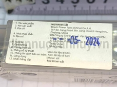 Mũi khoan sắt Bosch HSS trắng 5mm