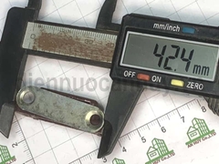 Nam châm cửa tủ mầu nâu cafe loại nhỏ 45x18