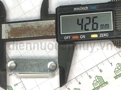 Nam châm cửa tủ mầu trắng loại nhỏ 45x18