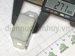 Nam châm hít cửa tủ gỗ mầu trắng loại to 56x27