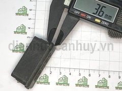 Nắp chụp nhựa bịt đầu sắt hộp 25x50