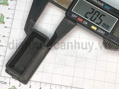 Nắp chụp nhựa bịt đầu sắt hộp 25x50