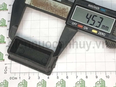 Nắp chụp nhựa bịt đầu sắt hộp 25x50