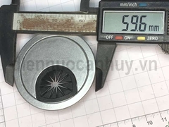 Nắp luồn dây điện bàn làm việc phi 50 mầu trắng