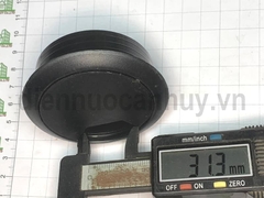 Nắp luồn dây điện nắp lò xo nhựa đen - D60