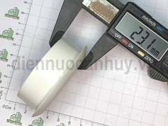 Nắp luồn dây điện nắp lò xo nhựa trắng - D60