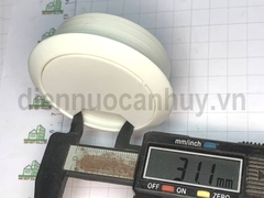 Nắp luồn dây điện nắp lò xo nhựa trắng - D60