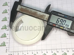 Nắp luồn dây điện nắp lò xo nhựa trắng - D60