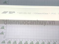 Nẹp luồn dây điện ghen hộp Sino SP GA100/02-100x40mm (2.01 m/thanh)