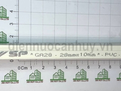 Nẹp luồn dây điện ghen hộp Sino SP GA28-28x10mm (2.01 m/thanh)