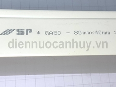 Nẹp luồn dây điện ghen hộp Sino SP GA80-80x40mm (2.01 m/thanh)