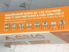 Nguồn DC 12V hộp dài NH33A-400W-01 Asia