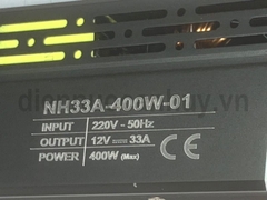 Nguồn DC 12V hộp dài NH33A-400W-01 Asia
