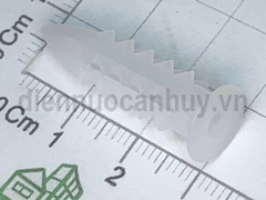 Nở nhựa trắng số 3 dùng cho vít 4 mũi khoan 6 (6x30)