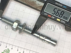 Nở sắt 3 cánh trắng M10x100