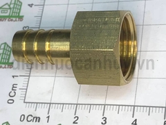 Nối đuôi chuột đồng ren ngoài 21 về ống  12