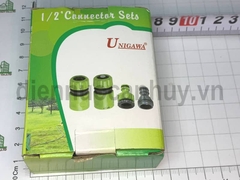 Nối nhanh ống nước mềm ren 21 và 27 xanh