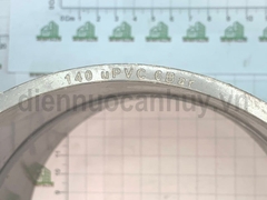 Nối thẳng trơn nhựa PVC Tiền Phong măng sông 140