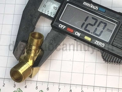 Nối vuông đuôi chuột ren ngoài 13mm- ống 12mm - Giải pháp đấu nối nhanh ống cao su vào đường ống cứng chống rò rỉ
