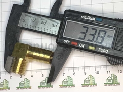 Nối vuông đuôi chuột ren ngoài 13mm- ống 12mm - Giải pháp đấu nối nhanh ống cao su vào đường ống cứng chống rò rỉ