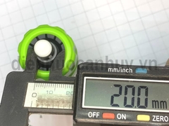 Nối nhanh ống nước mềm ren 21 và 27 xanh