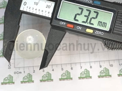 Nút hít kính chân không nhỏ phi 25 mầu trong suốt