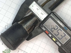 Nút nhựa bịt ngoài chân bàn tròn An Huy phi 25mm (Màu đen). Nắp bịt đầu ống thép giúp bảo vệ sàn nhà và chống trượt hiệu quả