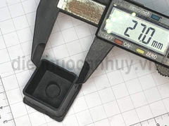 Nút bịt đầu sắt hộp vuông 30x30
