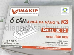 Ổ cắm 3 thái đa năng rẻ Viankip TL K3