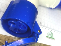 Ổ cắm công nghiệp chia 3 MCE xanh 16A 3 chân