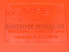 Ổ cắm điện 3 pha MPE MPN-225 Điện áp 420V (Loại kín nước). Phụ kiện đấu nối tủ điện 3 pha an toàn chống cháy nổ