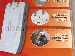 Điện quang phích xoay gấp gọn 5 lỗ màu trắng