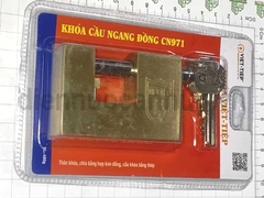 Ổ khóa cầu ngang Việt Tiệp đồng CN971